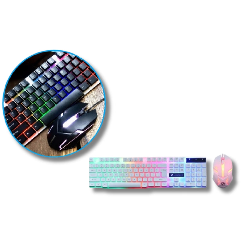 Kit Gamer - Teclado + Mouse LED RGB